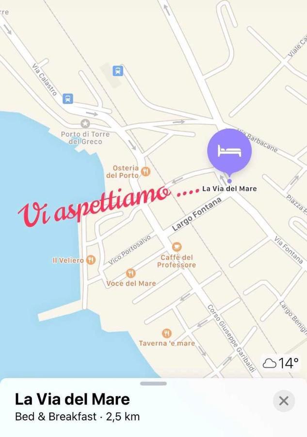 Bed and Breakfast La Via Del Mare Торре-дель-Греко Экстерьер фото
